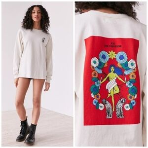 Urban Outfitters Silence + Noise The Universe Long Sleeve Tee